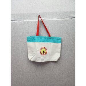 Chicken Salad Chick Tote Bag With Red Handles & Logo 19" x 13"